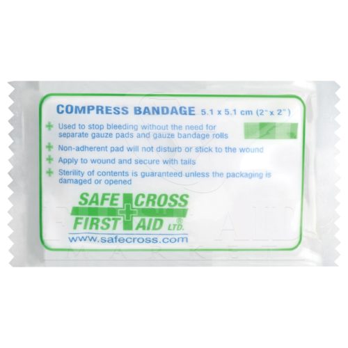 Compress Bandage 5.1 x 5.1 cm