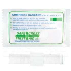 Compress Bandage, 5.1 x 5.1 cm (2" x 2")