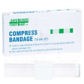 Compress Bandage, 7.6 x 7.6 cm (3" x 3")