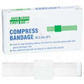Compress Bandage, 10.2 x 10.2 cm (4" x 4")