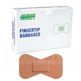 Fabric Bandages, Fingertip Large, 4.4 x 7.6 cm, Heavyweight