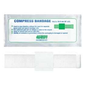 Compress Bandage, 15.2 x 15.2 cm (6