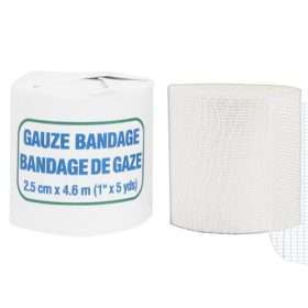 Gauze Bandage Roll, 2.5 cm x 4.6 m