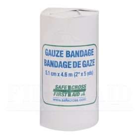 Gauze Bandage Roll, 5.1 cm x 4.6 m