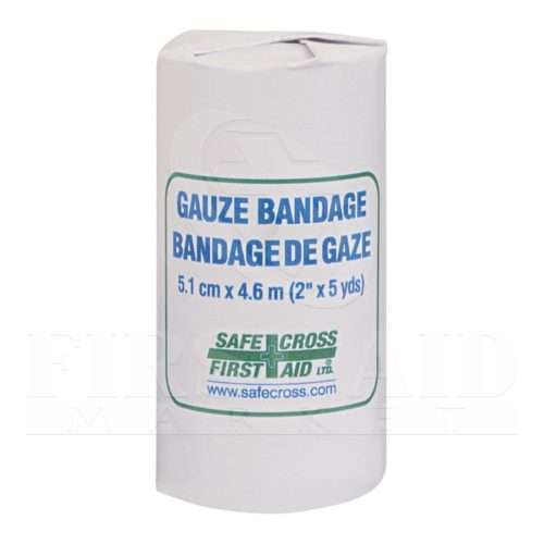 Gauze Bandage Roll, 5.1 cm x 4.6 m