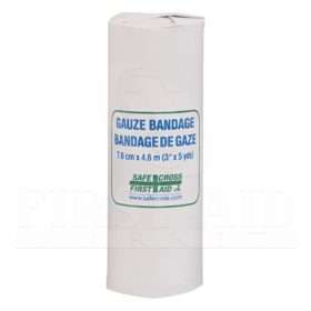 Gauze Bandage Roll, 7.6 cm x 4.6 m