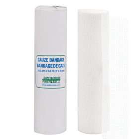 Gauze Bandage Roll, 10.2 cm x 4.6 m