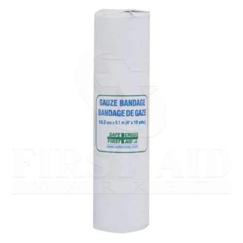 Gauze Bandage Roll, 10.2 cm x 9.1 m