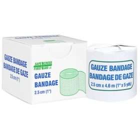 Gauze Bandage Roll, 2.5 cm x 4.6 m