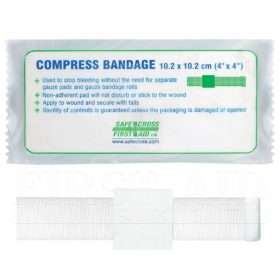 Compress Bandage, 10.2 x 10.2 cm (4