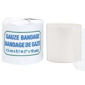 Gauze Bandage Roll, 2.5 cm x 9.1 m