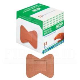 Fabric Bandages, Fingertip Small, 4.4 x 5.1 cm, Heavyweight