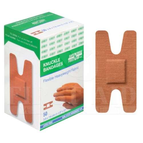 Fabric Bandages, Knuckle, 3.8 x 7.6 cm, Heavyweight