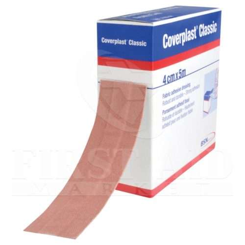 Coverplast Fabric Dressing Strip, 4 cm x 5 m, Heavyweight