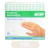 Plastic Bandages, Clear, 1.9 x 7.6 cm, 100/Box