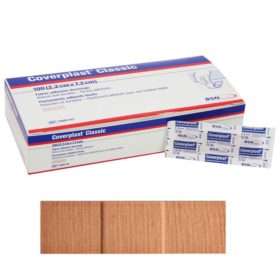 Leukoplast Fabric Bandages 2.2 x 7.2 cm, Heavyweight, 100/Box
