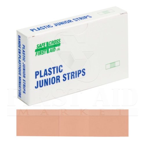 Plastic Bandages, 1 x 3.8 cm, Junior