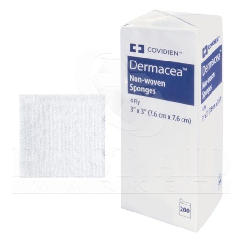 Non-Woven Sponges, 4-Ply, 200/Package