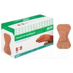 Fabric Bandages, Fingertip Large, 4.4 x 7.6 cm, Heavyweight