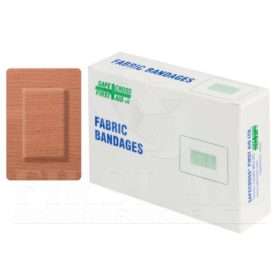 Fabric Bandages, Large Patch, 5.1 x 7.6 cm, Heavyweight
