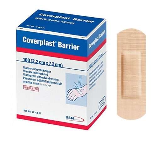 Coverplast Barrier Dressings, 2.2 x 7.2 cm