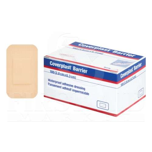 Coverplast Barrier Dressings, 3.8 x 6.3 cm, 100/Box