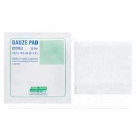 Gauze Pads 10.2 x 10.2 cm, Sterile