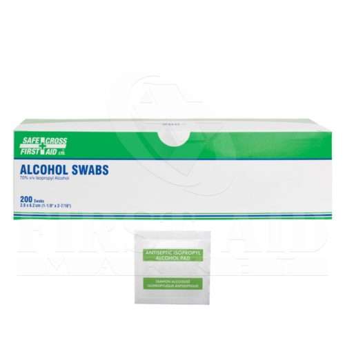 Alcohol Antiseptic Swabs, 200/Box