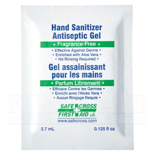 Hand Sanitizer Antiseptic Gel, 3.7 mL