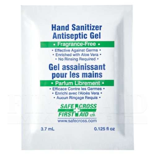 Hand Sanitizer Antiseptic Gel, 3.7 mL