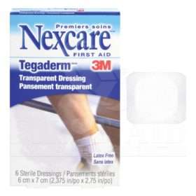 Tegaderm Transparent Film Dressings, 6 x 7 cm