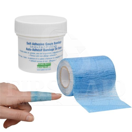 Safecross Self-Adhesive Gauze, 3.8 cm x 2 m