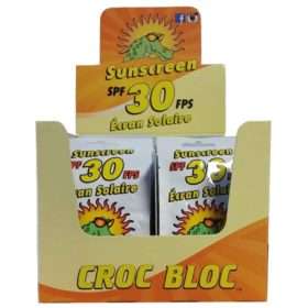 Croc Bloc Sunscreen Lotion SPF 30 - 10 ml, 50/Box