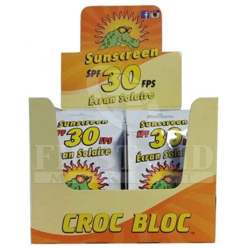 Croc Bloc Sunscreen Lotion SPF 30 - 10 ml, 50/Box