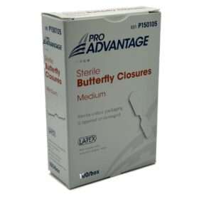 Butterfly Skin Closures, Medium, 1 x 4.6 cm, 100/Box