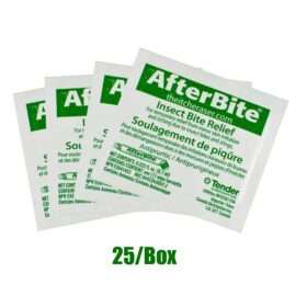 After Bite Treatment Pads - Sting Relief, 25/Pack