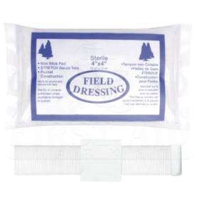 Compress Bandage Field Dressing, 10.2 x 10.2cm