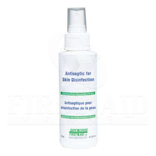 Antiseptic Skin Cleanser, Spray Pump, 125 ml