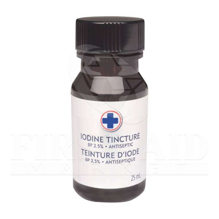Iodine Topical Antiseptic, 2.5, 25 mL First Aid Market