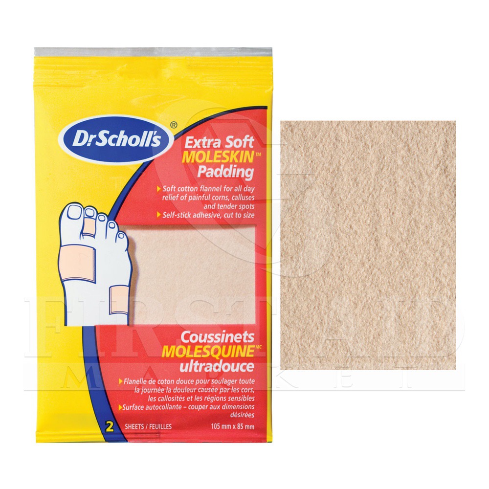 dr scholl's moleskin padding