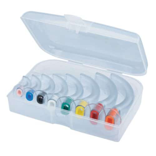 Guedel Airway Kit In Plastic Case (8/Set, 40 – 110 mm)