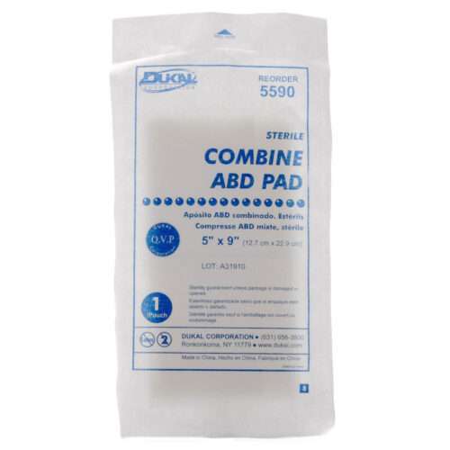 Combine ABD Pad, 12.7 x 22.9 cm, Sterile