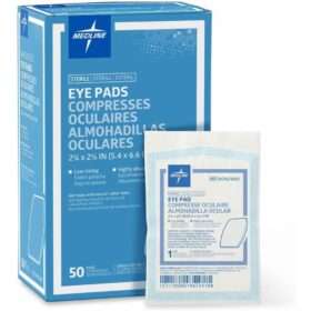 Medline Eye Pad, Large, 5.4 x 6.6 cm