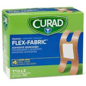 CURAD Flex-Fabric Bandages, Knuckle