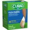 CURAD Flex-Fabric Bandages, 3/4" x 3"