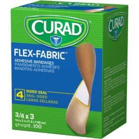 CURAD Flex-Fabric Bandages, 3/4" x 3"
