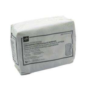 Medline Conform Stretch Gauze Bandage, 5 cm x 3.75 m,