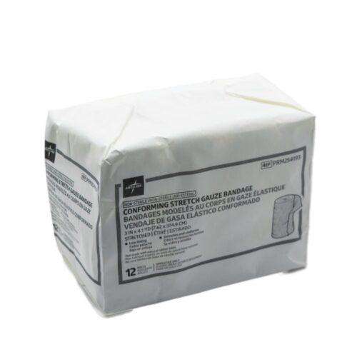 Medline Conform Stretch Gauze Bandage, 7.62 cm x 3.75 m