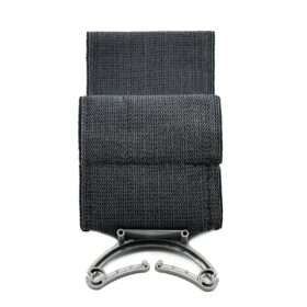 Emergency Bandage with Double Pad and Pressure Bar, Black, 4 inch