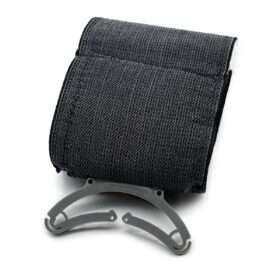 Emergency Bandage with Double Pad and Pressure Bar, Black, 4 inch